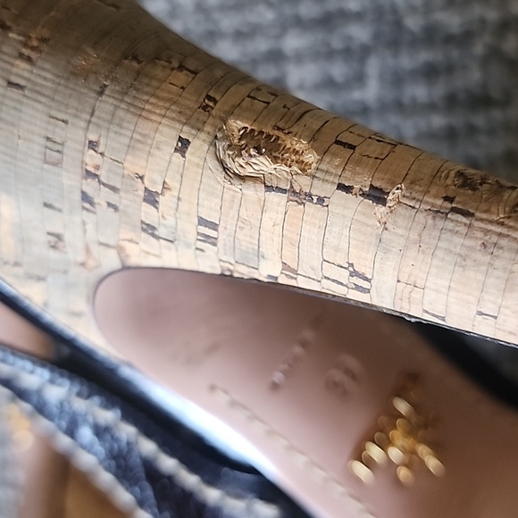 Prada black leather slingback heeled sandals size 39 (8) - Picture 12 of 12